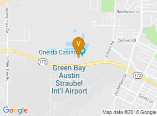 map of Radisson Hotel and Conf Ctr Green Bay