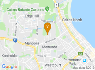 map of Cairns Colonial Club Resort