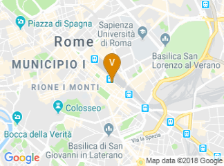 map of Radisson Blu GHR hotel, Rome