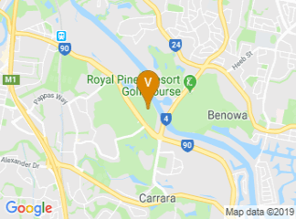 map of Metricon Stadium