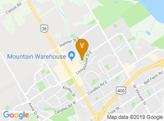 map of East Bayfield Community Centre