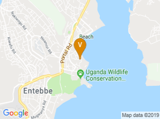 map of Entebbe Botanical Garden