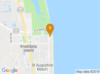 map of Embassy Suites by Hilton St. Augustine Beach Oceanfront Resort