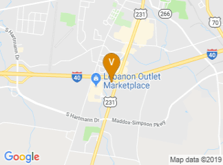 map of Comfort Suites
