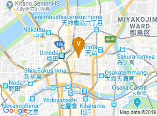 map of Osaka Tokyu REI Hotel