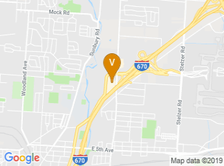 map of Columbus Airport Marriott
