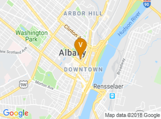 map of Hilton Albany