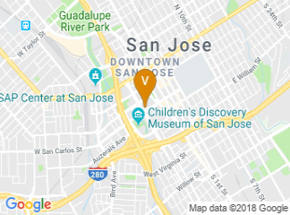 map of Hyatt Place San Jose/Downtown