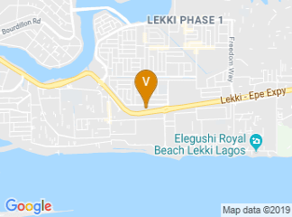 map of Lekki Coliseum