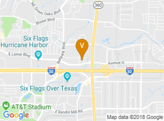 map of Hilton Arlington