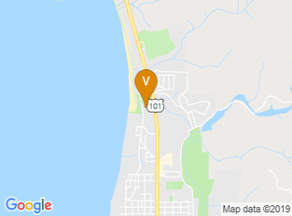 map of Best Western Plus Agate Beach Inn