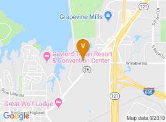 map of Courtyard by Marriott Dallas DFW Airport North/Grapevine