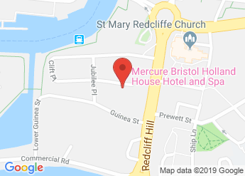 map of Hotel MERCURE BRISTOL HOLLAND HOUSE