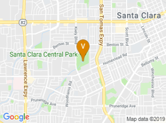 map of Santa Clara Central Park