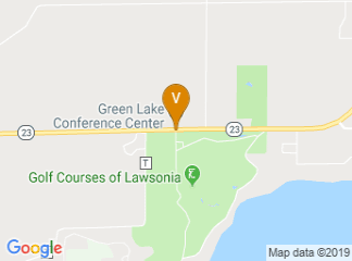map of Green Lake Conference Center