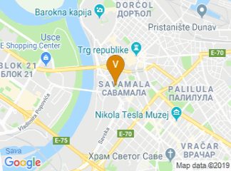 map of University of Belgrade Faculty of Economics