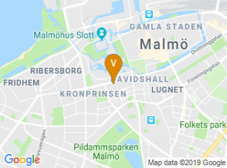 map of Malmö Borgarskola Gymnasiebiblioteket