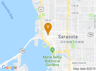 map of Downtown Sarasota Art & Craft Festival