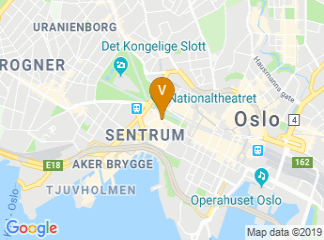 map of Høyres Hus Konferanse & Selskapslokaler