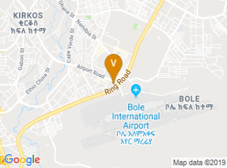 map of Ethiopian Skylight Hotel