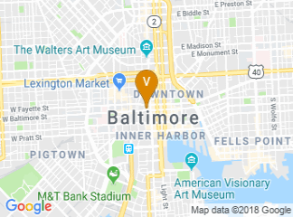 map of Lord Baltimore Hotel