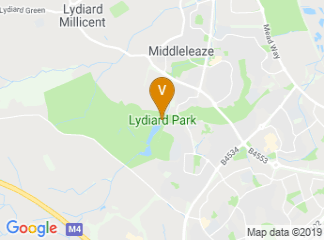 map of Lydiard Park