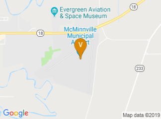 map of McMinnville Municipal Airport
