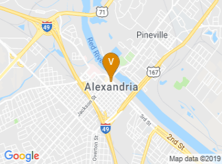 map of The Hotel Bentley of Alexandria