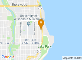 map of UWM SCE Edith S. Hefter Conference Center
