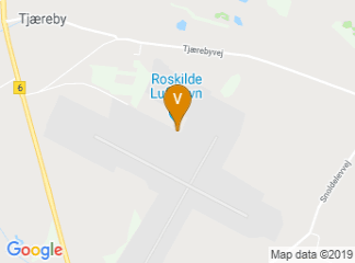 map of Roskilde Airport