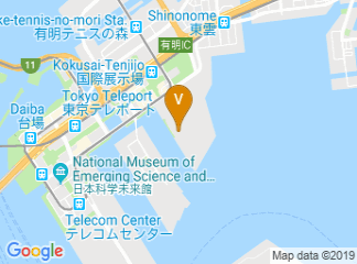 map of Tokyo Big Sight South Exhibition Halls