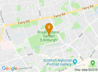 map of Royal Botanic Garden Edinburgh