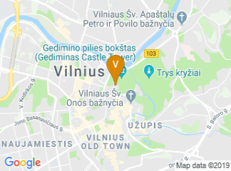 map of Palace of the Grand Dukes of Lithuania