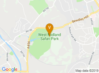 map of West Midland Safari Park