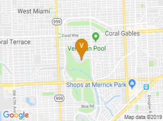 map of Biltmore Hotel Miami