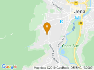 map of University of Applied Sciences Jena