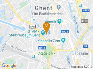 map of Music Center De Bijloke