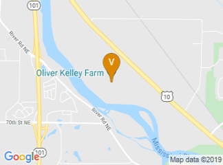 map of Oliver Kelley Farm
