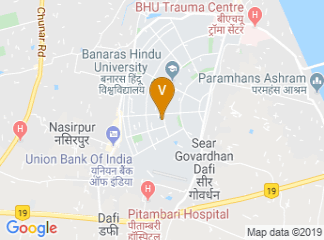 map of Indian Institute of Technology (BHU) Varanasi
