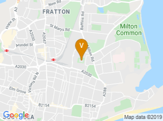 map of Fratton Park