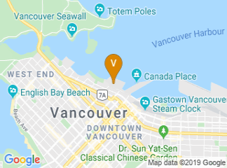 map of Vancouver Convention Centre West