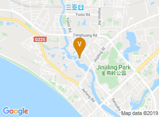 map of Hilton Garden Inn Sanya China