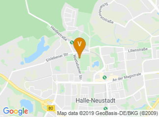 map of ERDGAS Sportarena