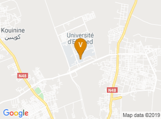 map of Université d'El Oued