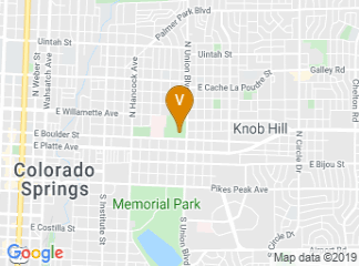 map of U.S. Olympic & Paralympic Training Center