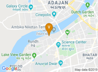 map of Surat Marriott Hotel