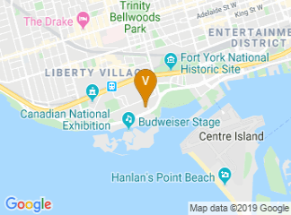 map of Hotel X Toronto