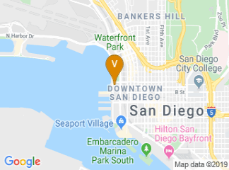 map of Wyndham San Diego Bayside.
