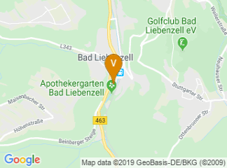 map of Kurpark Bad Liebenzell