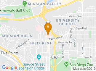 map of Scripps Mercy Hospital San Diego